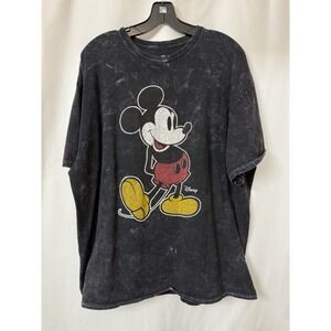 Mickey Mouse Acid Wash T-Shirt X-Large‎ 100% Cotton. G70